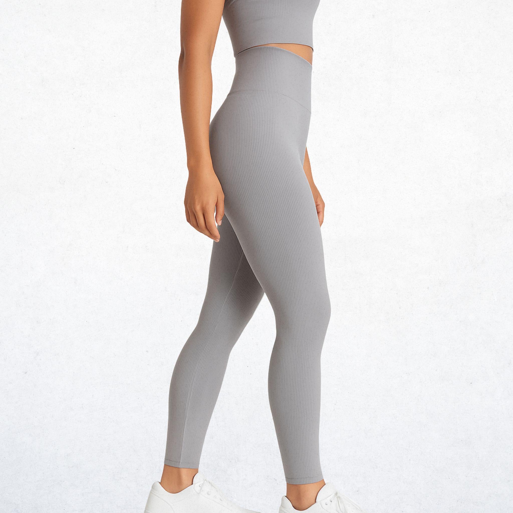 Leggings "Attitüde Freiheit" – Aschgrau