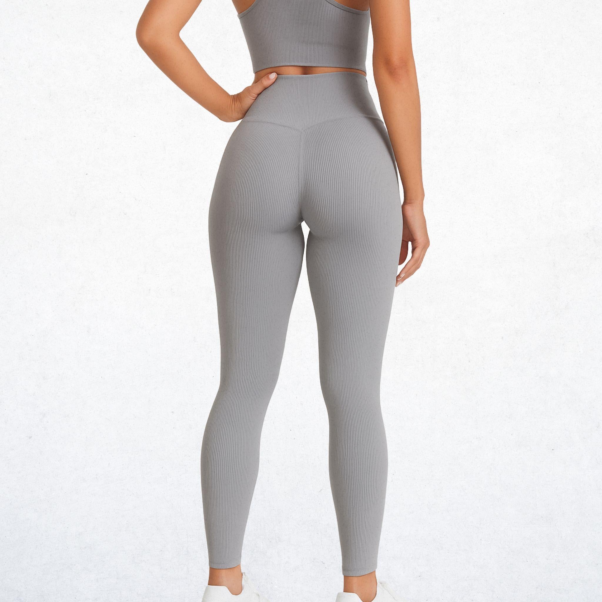 Leggings "Attitüde Freiheit" – Aschgrau